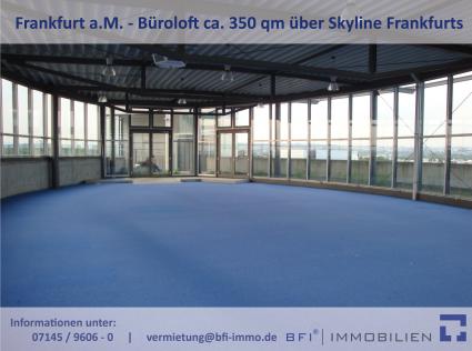 ++ Büroloft mit Blick auf Skyline von Frankfurt ++